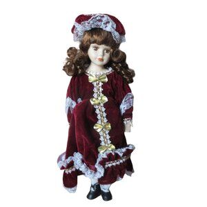 Menie Limited Edition 16" Porcelain Doll Box & COA - Vintage - Chrislina